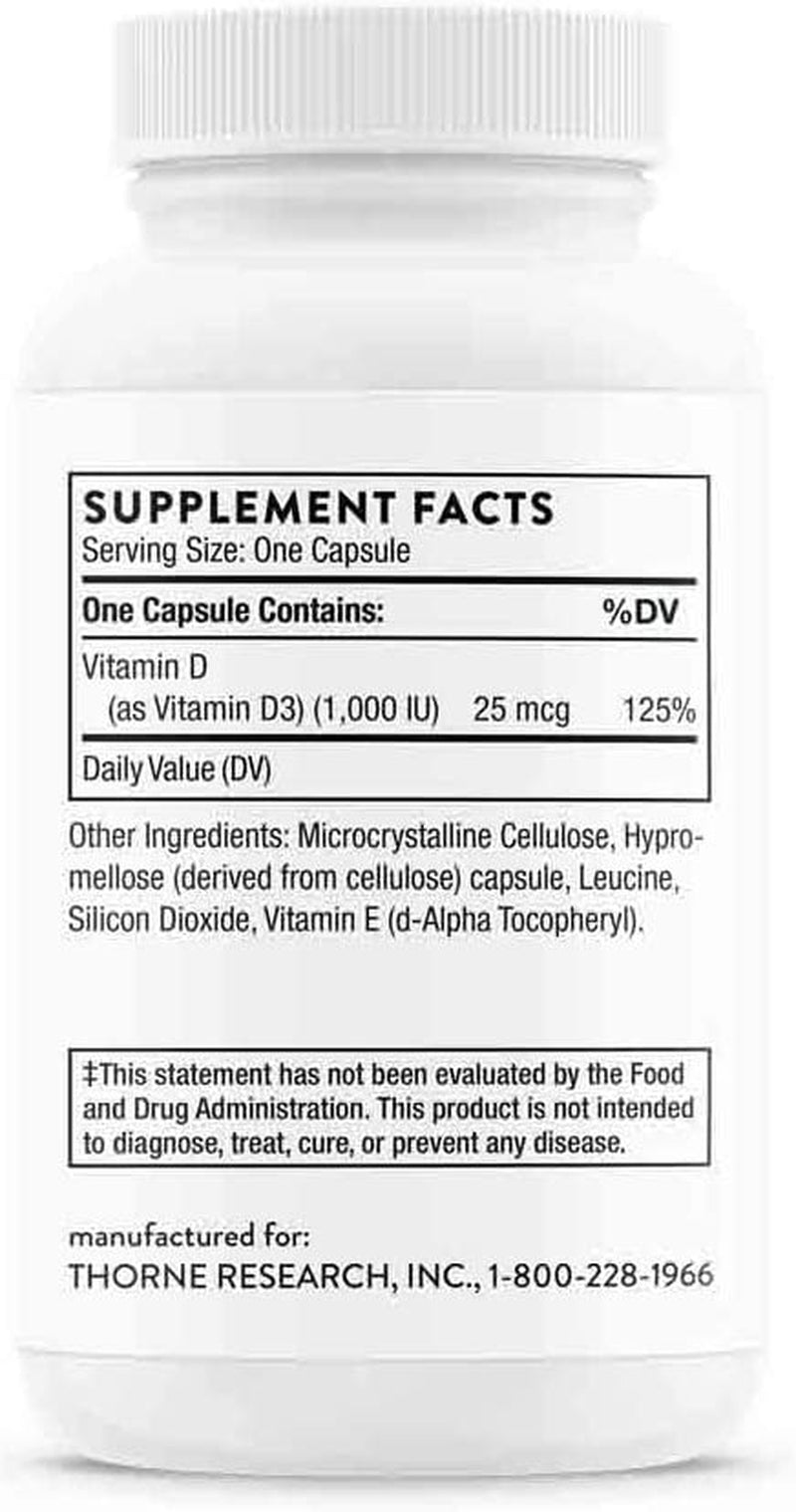 - Vitamin D-1000 - Vitamin D3 Supplement (1,000 IU) for Healthy Bones and Muscles - 90 Capsules